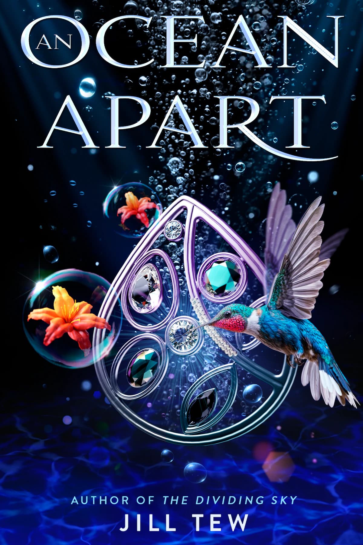 An Ocean Apart by Jill Tew - Book cover artwork by Shorsh