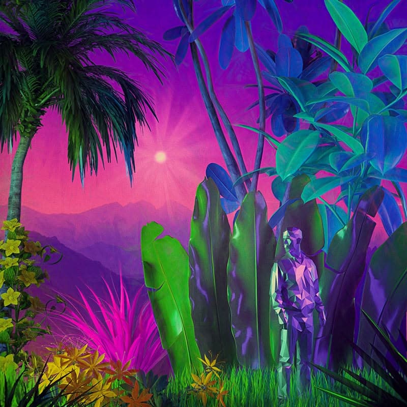 Plastic Jungle (2024) - Digital artwork by Shorsh