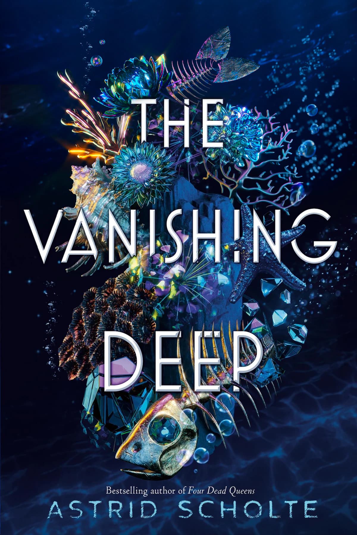 The Vanishing Deep by Astrid Scholte - Book cover artwork by Shorsh