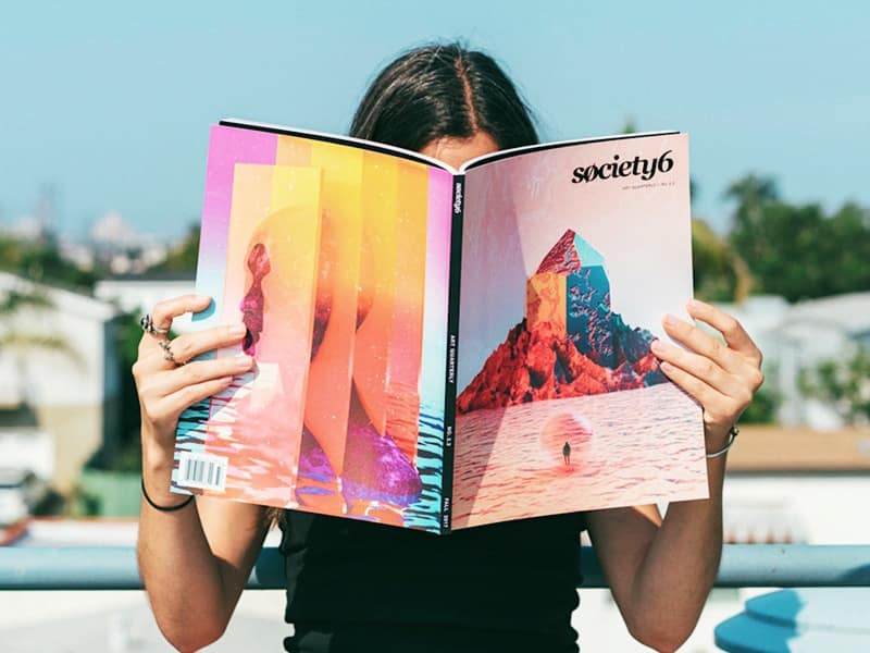 Society6 magazine cover artwork Society6 magazine cover artwork - Press article from Society6