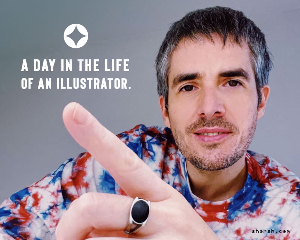 A day in the life of an illustrator